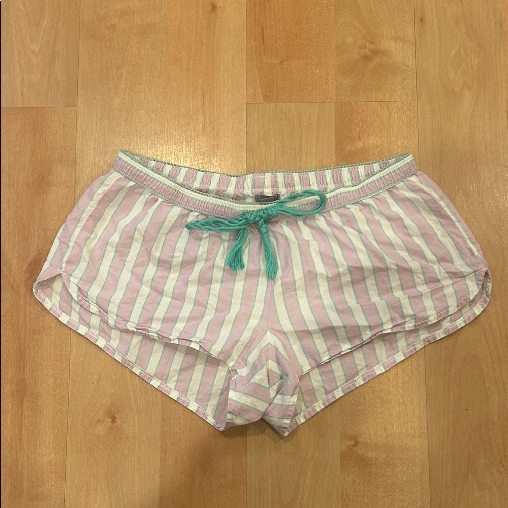 Aerie Striped Sleep Shorts size small